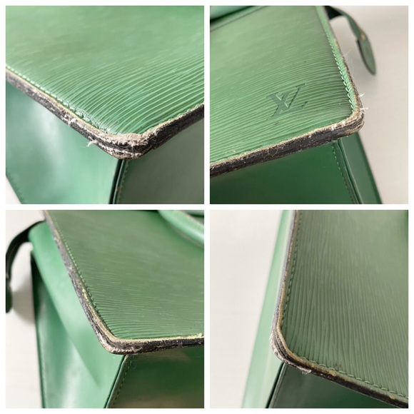 ❤️SOLD❤️Louis Vuitton green epi leather Riviera vintage tote bag - Picture 4 of 10